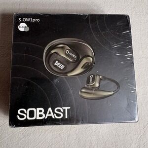SOBAST S-OW1pro Open Wireless Earphones‎ AI Translation Bluetooth V5.4 Black NEW